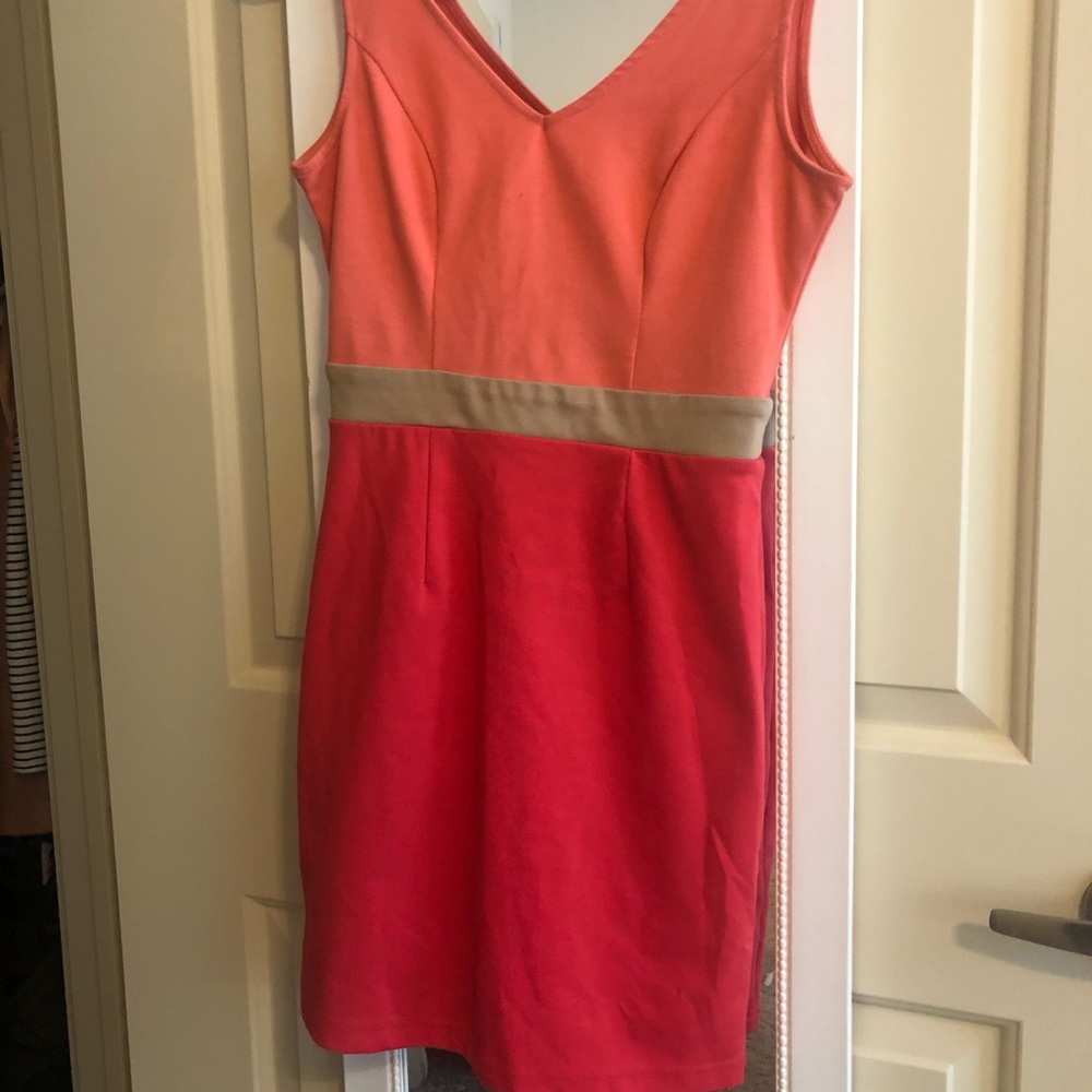 Pink mini dress